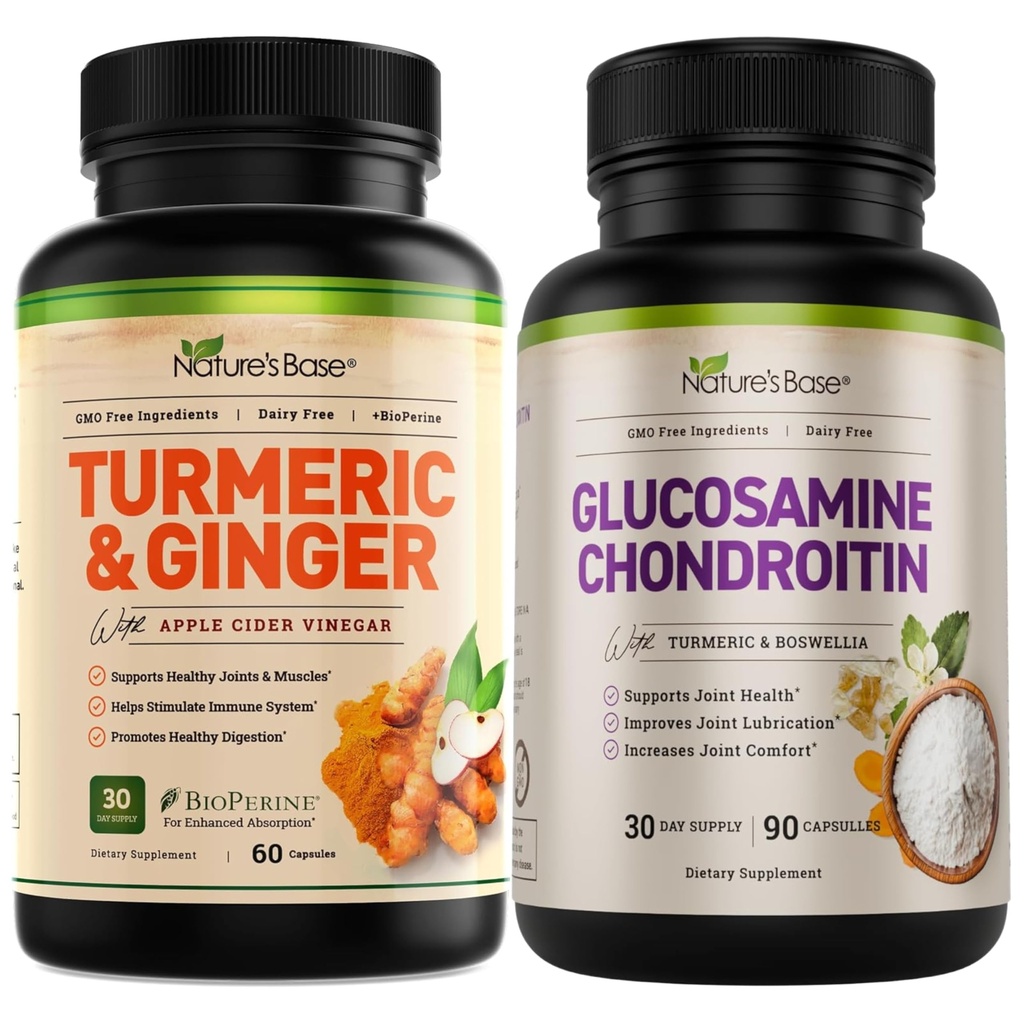 自然基质的涡轮和姜60厘米+Glucosamine Chondroitin 90厘米