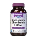 蓝本网 营养 Glucosamine Chondroitin Plus MSM, Glucosamine, Condroitin 硫酸盐,维生素C & OptiMSM, Bone & Joint Health, 非转基因生物, Gluten Free, Soy Free, Milk Free, 180 蔬菜罐头