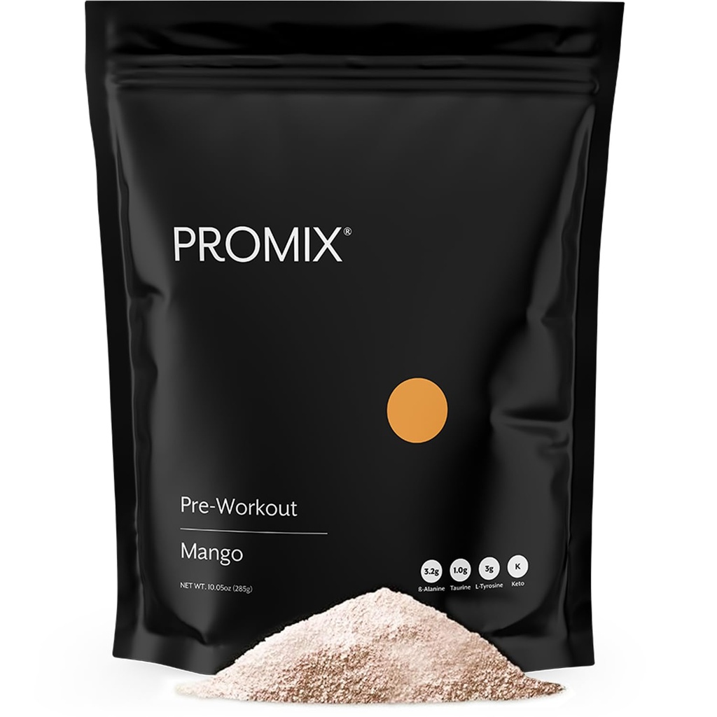 ProMix 营养 前期工作 - 最大限度地突出重点和表现 - 远离Stevia,Xanthan Gum,Soy,Gluten和转基因生物 - 芒果 - 30 services (Pack of 1)