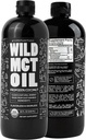 野生MCT油有机椰子 — 32 fl oz — 来自100%的天然椰子 — Flavorless & Odorless C10/C8 MCT 石油换能源与认知支持 — Keto- Friendly — 完美咖啡、摇摆和食谱