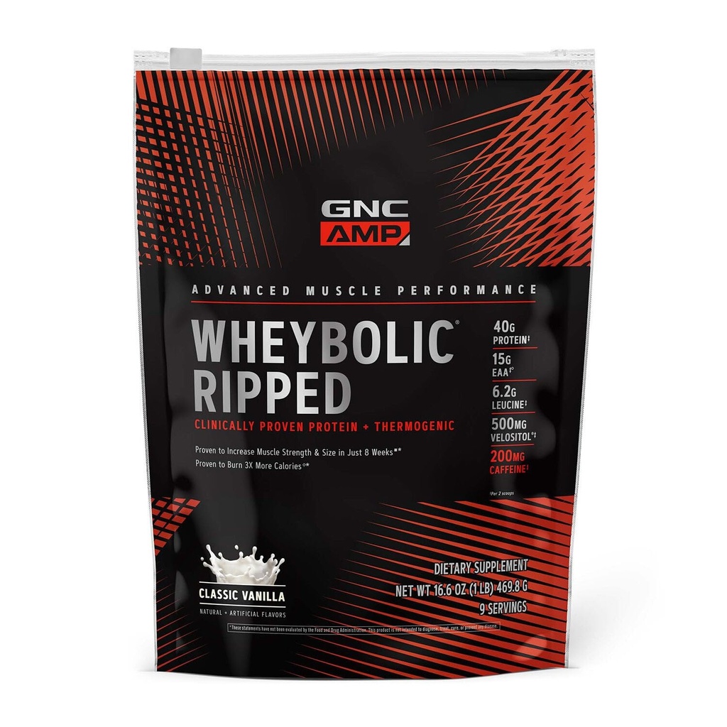 GNC AMP Wheybolic Riped - 经典香草(9架)