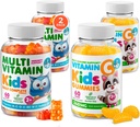 DR. MORITZ 基本维生素配对 - 儿童多维他命Gummys Bundle(60 Counter,2 Pack)与维生素C(60 Counter 2 Pack)