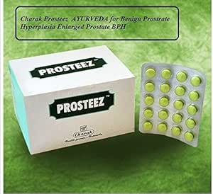 20张Charak Prosteez Herbal Benign Prostrate 超plasia 扩展前列腺Bph