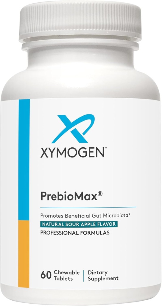 XYMOGEN Prebiomax 预生纤维补充剂 - Xylooligosaccharides(XOS) 帮助维持消化健康+支持GI Tract中的健康微生物活动 - 酸苹果(60块可切片)