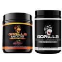 Gorilla Mind Pre Workout (Chery) + Creatine (100 Serv.) - 综合堆栈,用于增强强度,动力输出和肌肉大小.