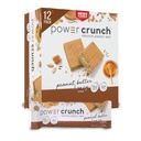 Power Crunch 蛋白质 Wafer Bars, 高蛋白小吃 美味味 花生黄油蜂蜜, 1.4 Ounce(12个伯爵)
