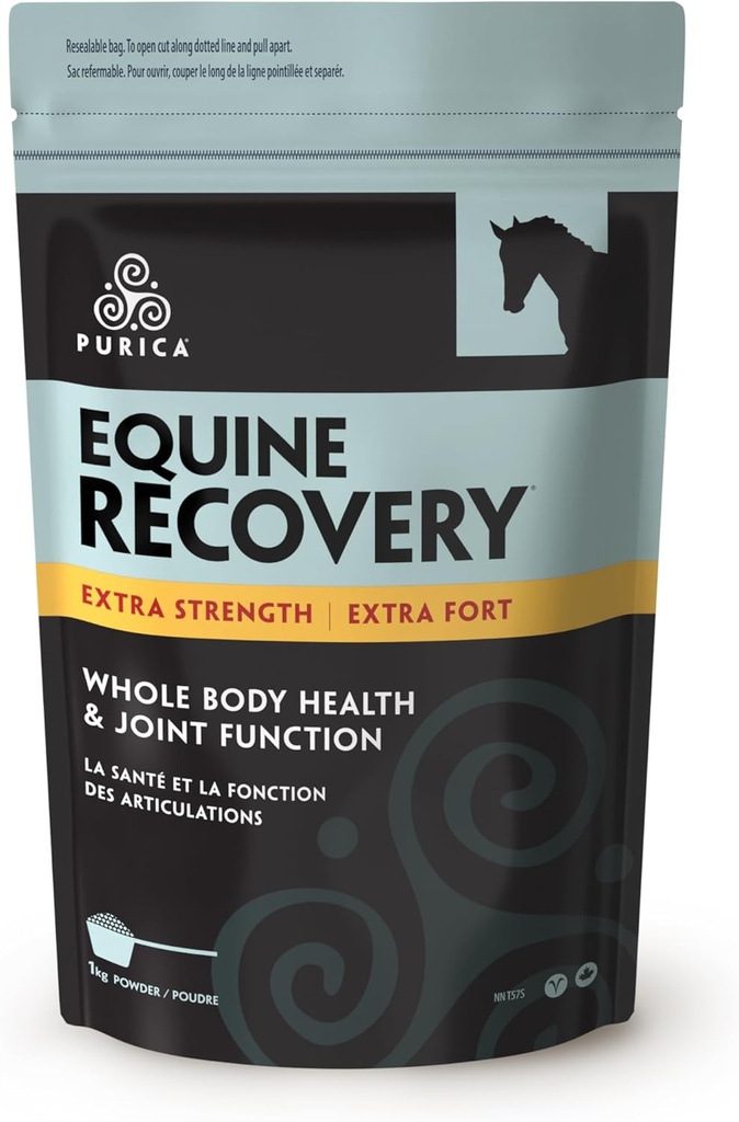 PUICA Equine Hyaluronic Acid -- -- 与Glucosamine、MSM粉末、贝泰因、镁、维生素C和E -- -- 绿茶和葡萄籽提取 -- -- 马用品和治疗的马联合支助补编