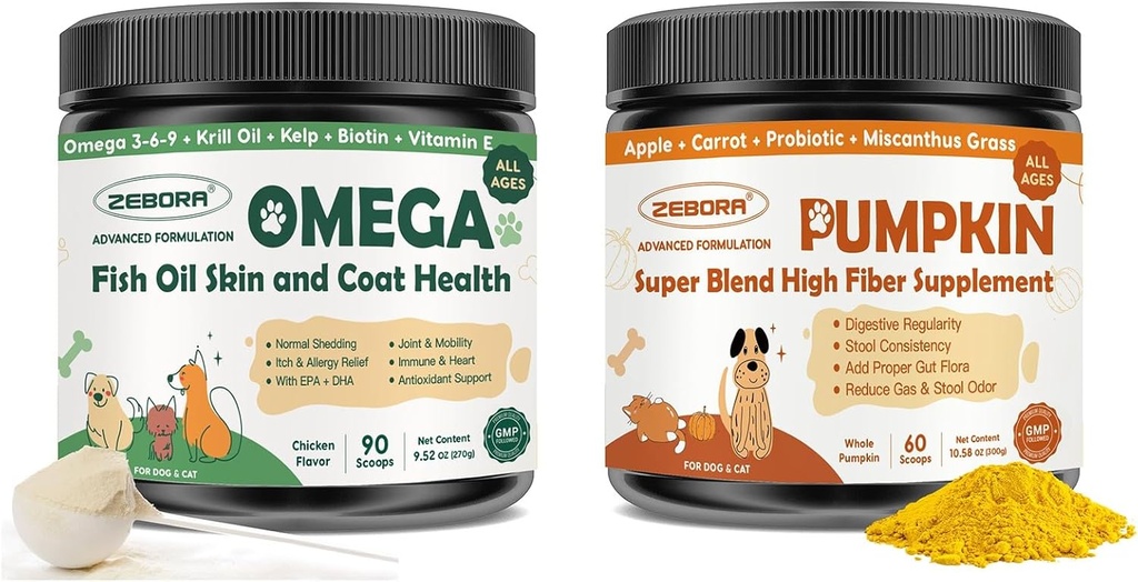ZEBORA 南瓜换狗,Omega 3 鱼油换狗