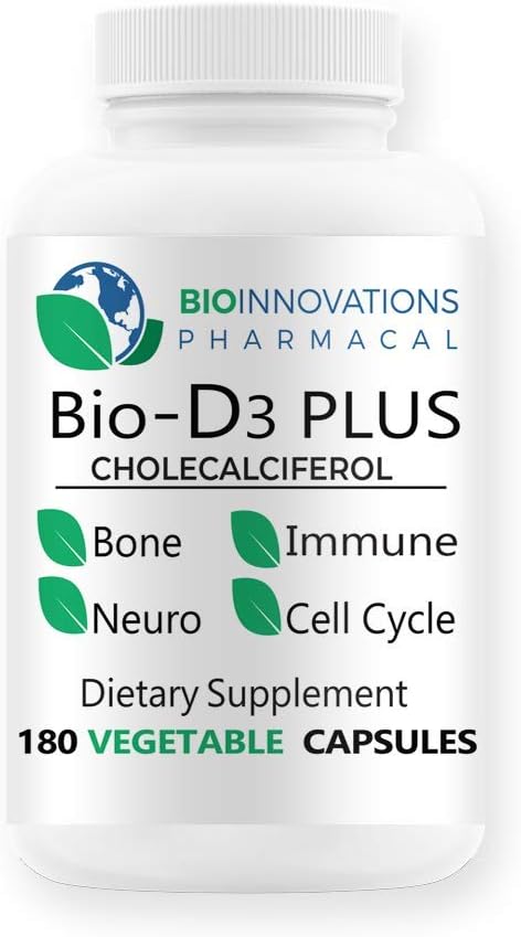 Bio-D3 Plus Boron Vitamin K2 镁和锌-支持心血管神经肌肉 Bone Teeth Gums Immune 健康组织 修复平衡激素代谢 180 Vegan 盖