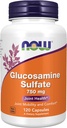 Now 食品补充剂,硫酸Glucosamine 750毫克,UL 饮食补充剂认证,120 Veg Capsules