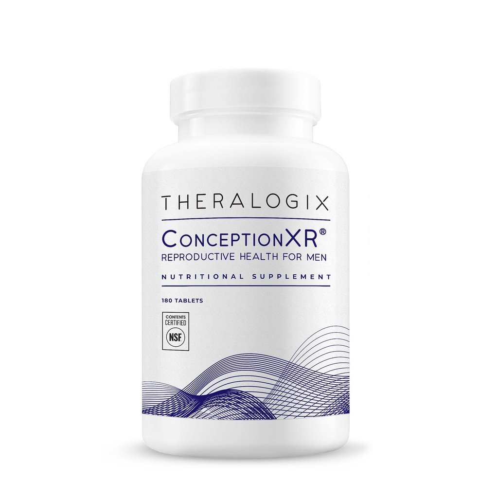 Theralogix ConceptionXR 男子生殖健康,男子孕前维生素对生育力支持,男精子健康生育补充,NSF认证 - 180 Tabs(90天供应),不喜好