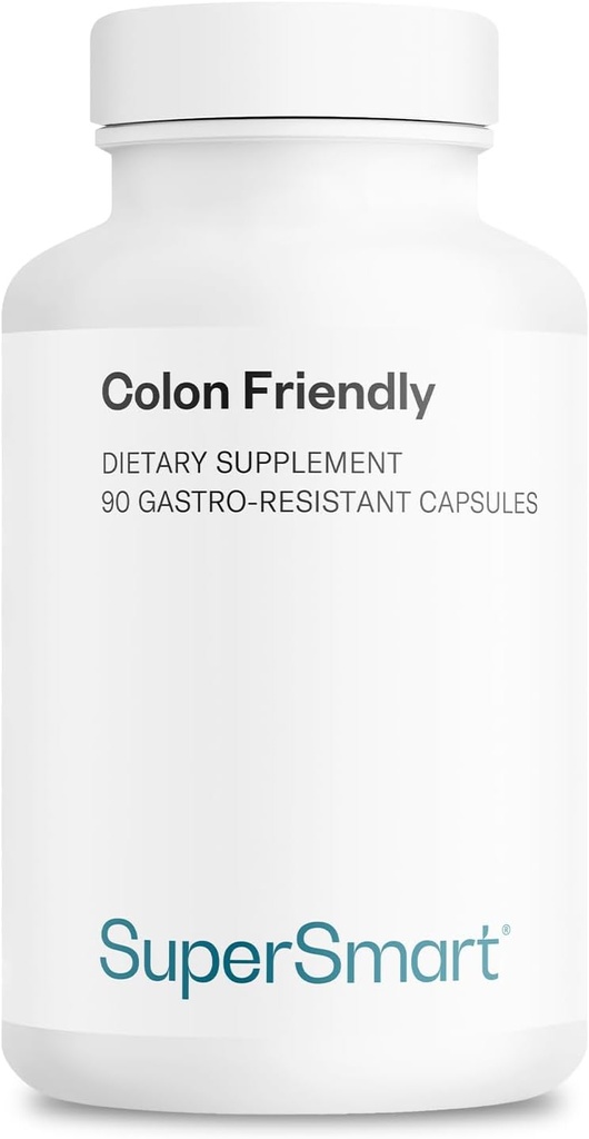 Supersmart - Colon Friendly 17亿 CMU/日(Probiotic) - Bowel Movement Supplies QQ Non-GMO & Gluten Free - 90 DR Capsules (英语).