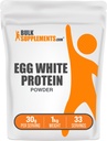 Bulk Assupports.com 蛋白蛋白粉 - 蛋白粉 - 乳糖自由蛋白 - 无味乳品自由,每服30克,1kg(2.2磅)(包1)