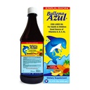 Ballena Azul Aceite de Hígado de Bacalao para alimos y Niños,《成人和儿童COD肝脏油》,维生素好来源,饮食补充,Omega 3(热带水果15 OZ)