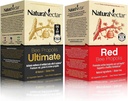 NaturaNectar 天然蜜蜂 Propolis Bundle – Bee Propolis Ultimate 和 Red Propolis – 用于免疫和呼吸支持,以及健康代谢- 每瓶60卡普尔