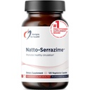 使用Serrapeptidase-Nattokinase-Natto-Serrazime + 蛋白质酶-用于支持健康循环系统+免疫健康-非GMO补充剂的设计(120 Capsules)