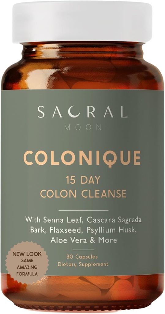 15 Day Colon Cleanse - 对清扫、Senna Leaf、Cascara Sagrada、Psyllium Husk、Flaxseed、Aloe Vera、Probiotics和 More的消化支持。