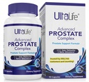 ULTALIFE 高级 Saw Palmetto Prostate 供男性使用 β Sitosterol 推进尿道舒适,睡眠质量和前列腺健康 90 Capsules