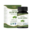 Aloe Vera平板电脑 Aloe Barbadensis(Aloe Vera) USDA Official 支持文摘和皮肤健康 – 饮食补充120tab