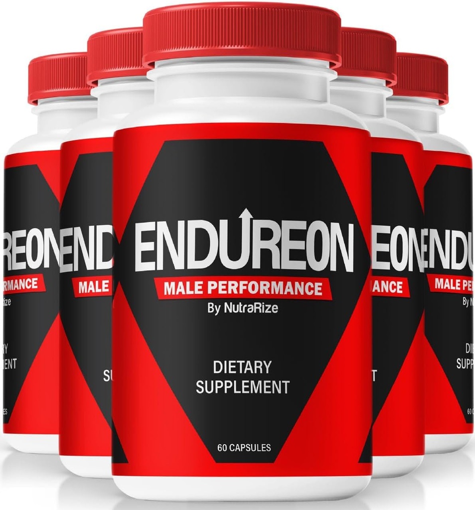 NutraRize(5 Pack) Endureon Pills – 每日支持公式,配有Premium Infements,以帮助维持男人的能量,性能和日常健康 QQ易取卡普尔(300卡普尔)