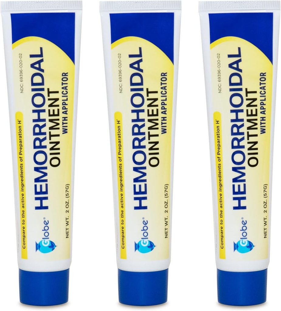 2 oz(56g) Per Tube Hemorrhoid 治疗快速动作痒、发作和最大强度疼痛(3包)
