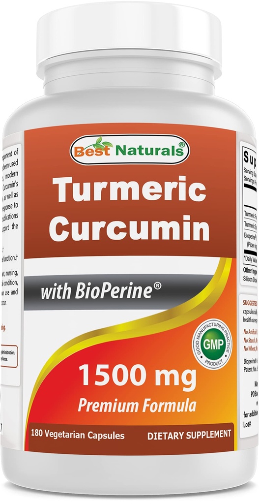 最佳自然剂 1500mg/ 服务于生物丙烯 - 180 Veggie Capsules
