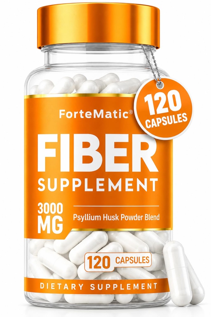 美国的"最丰富"补编120 Capsules Mega Dose 3000mg Blend Psyllium Husk, Aloe Vera, Chia种子 & Flaxseed 粉末胶质健康,清洁,便秘