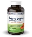 美国健康 Chewable Papaya Enzyme with Chlorophyll 600 Chwbls 配制的木瓜酶