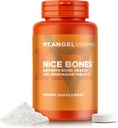 Angel Vitamins山 - Nice Bones,支持骨质健康(250个植物药片)