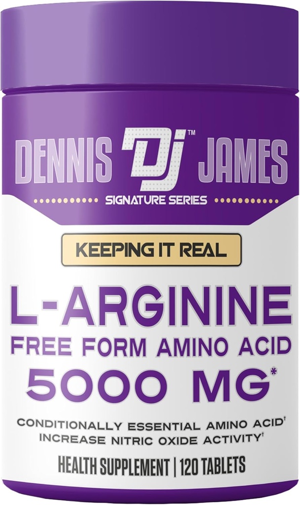 DENNIS JAMES 签名系列 L-Arginine 5000mg = 120 平板电脑 60 服务