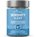 宁静睡眠 自然睡眠援助 — 磁铁、瓦莱里安根和梅拉托宁的蓬勃融合 – 自然睡眠援助 — 非哈比特模式 放松和获得晚安之路 — 60 Vegan Soft Caps