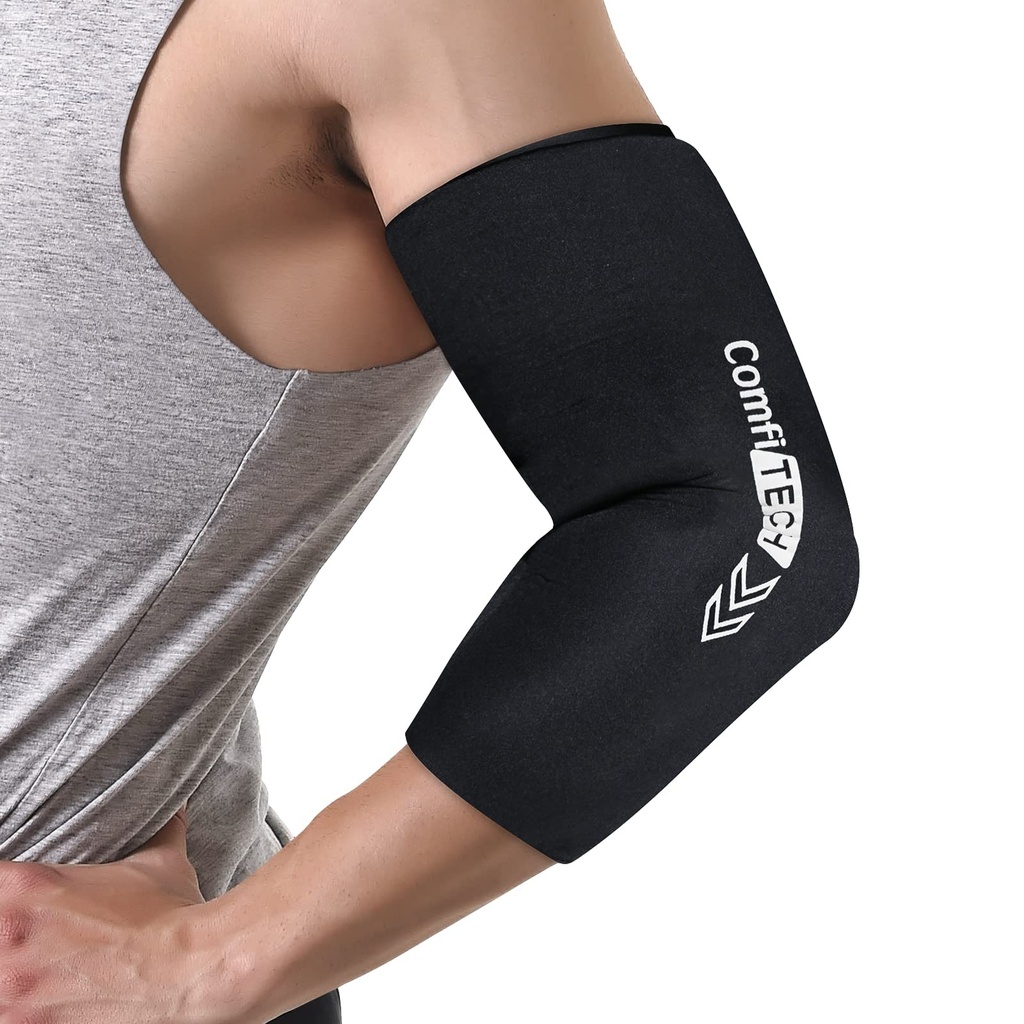 ComfitechH Elbow 冰包包, Elbow, Arm, Knee 和 Calf 的多用途冰包, 网球 Elbows 的弹性冰袖,高尔夫武器臂, 肌肉放松, 大