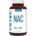 NAC 补充剂(N-乙酰Cysteine) - 1000毫克-抗氧化剂支持 - 促进肝脏健康和解毒 - 乳房肺部和免疫部健康 - 蔬菜囊 - 120个计数 - 60个服务