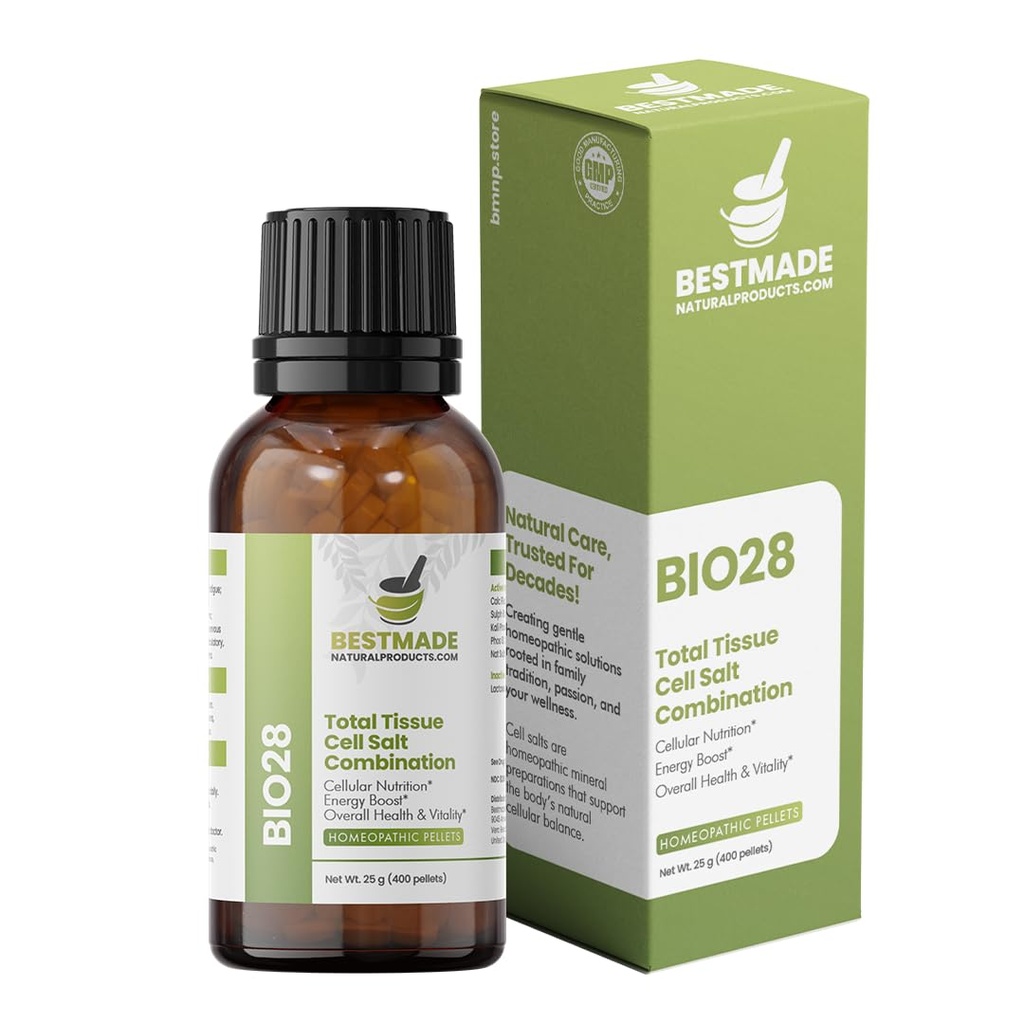 BIO28 - 帮助你的身体吸收和使用营养素,提高能量水平,帮助改善睡眠模式,整体健康和生命力,350 Pellet