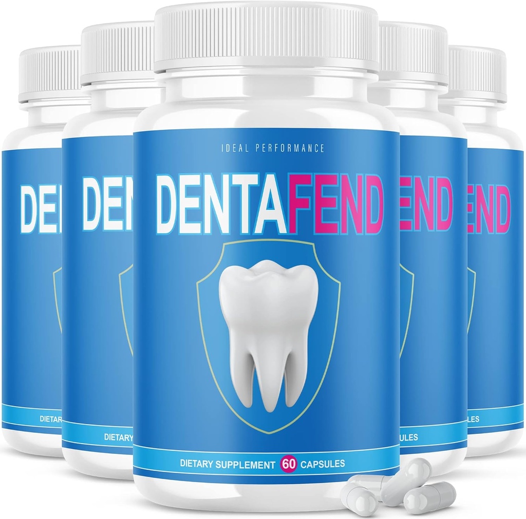 EDIAL PERFORMANCE (5 Pack) 牙齿补充剂 Dentafend 牙齿补充剂 Dentafend Pill for Teeth (300 Capsules)