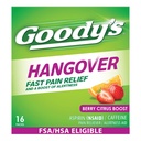 Goody's Hangover Relief Powder, Duble Action Fast Headache 疼痛 Relief with Aspirin and Cafeine, Berry Citrus Flavor, 16 Counter (英语). Goody's Hangover Relief Powder, Duble Action Fast Headche 疼痛缓解 与阿斯匹林和咖啡因, 贝里 Citrus Flavor, 16 Count (英语).