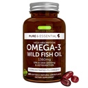 Igennus Ultra Pure Omega 3 Triglyceride rTG 野生鱼油 1360mg,IFOS认证,EPA DHA 1000mg Plus Astaxanthin,Non-GMO,男女,180软胶