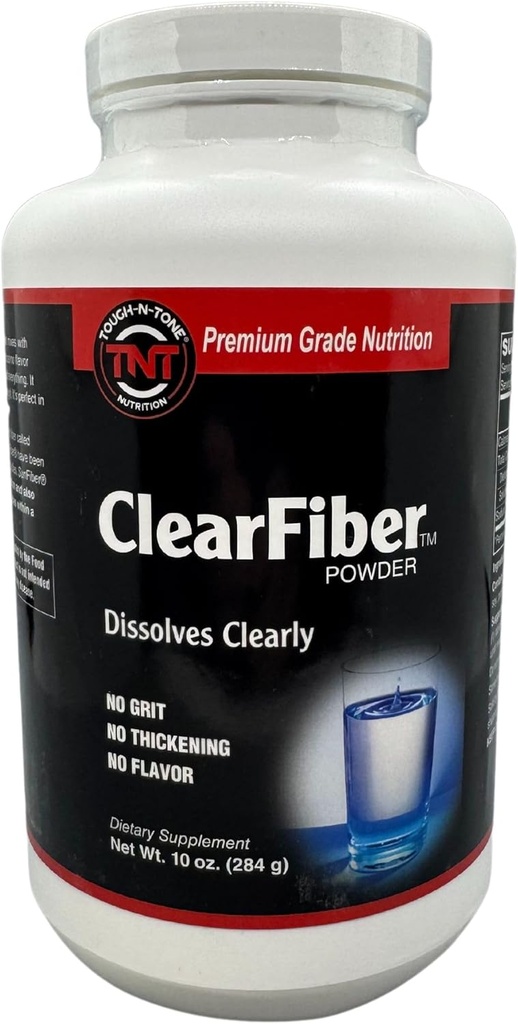 Tugh-N-TONE ClearFiber Powder – 可溶性纤维与太阳Fiber → PHGG – 无味,无味,无味 – 支持消化和心脏健康 – 预生