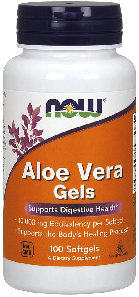 现在食品Aloe Vera,100软胶