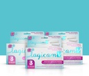 Lagicam 3天的Yeast感染治疗,第1天开始工作, Miconazole Nitrate, 用于痒和刺激的抗风阴道凝血, 3个可处置的应用者和凝血(3包)