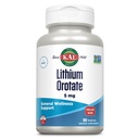 KAL Orotate锂5mg, 低剂量锂辅助一般健康膜支持, 高度生物可用性, Vegan, 60-日保证, 180 服务, 180 Veg Caps