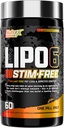 Nutrex Research Lipo6 兴奋剂自由重量损失和Appetite 抑制剂 饮食药丸 – 热致生贝利脂肪燃烧剂 战斗刮伤剂 布尔斯特代谢剂 – 60 services