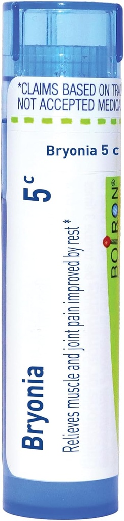 Boiron Bryonia 5C 肌肉和联合疼痛的Homopathic Medicine for Muscle and Joe Pain-80 Pelles