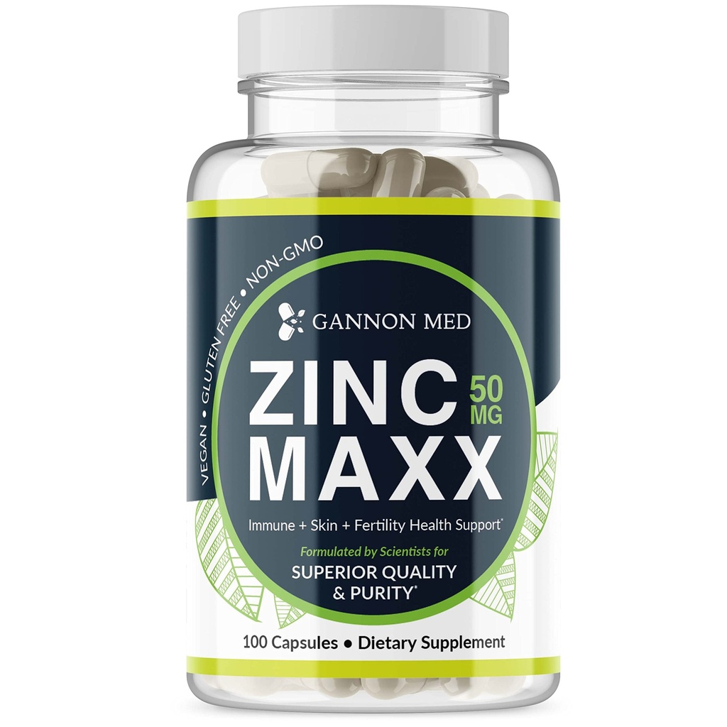 锌 Maxx 100 Capsules, Zinc Gluconate Immune促进生殖健康,皮肤护理,和Immune Booster - 3+月供应 – 男女高概率免疫支助补充