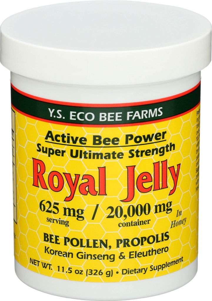 YS 皇家Jelly/蜜蜂-皇家Jelly in Honey Ult strong, 11.5 oz 胶