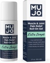 MUJO Extra Oomph – 在Gel + 有机Menthol + ICY Muscle Relief + 快动作Menthol + Aloe + Arnica – 为联赛和后援Aches 3 fl oz 的快速疼痛救济卷