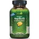 Irwin Naturals HighPotency Mega D3 & K2 + Turmeric 提取器 - 60 液态软胶 - 健康骨头和免疫功能