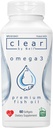 Bell Clear Prure Omega 3 Fish Oil Supplies, 2000 mg each service - Burp Free Premium, clean and clear, 无鱼味和无重复(burps),胆固醇 Free, GMO 和 Allergen Free, 60 Softgels