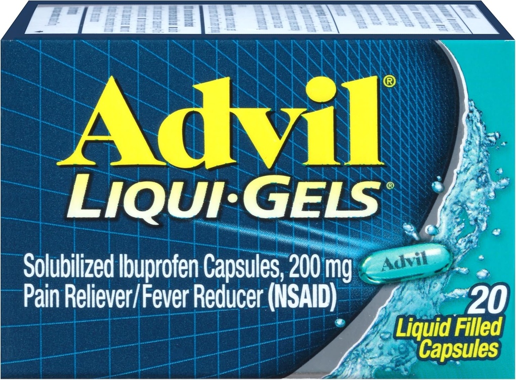 止痛剂 利基-Gels 200mg - 20 cm,包装为 3
