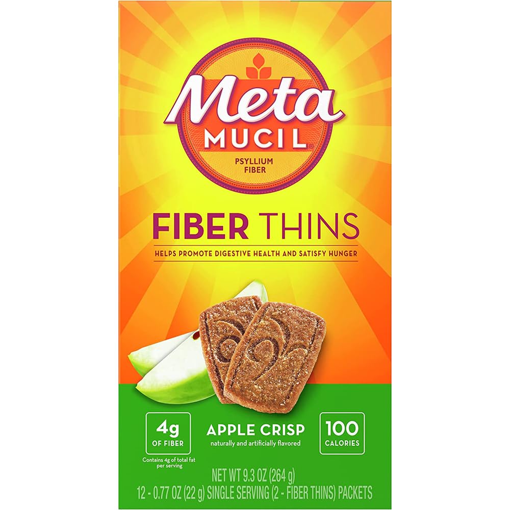 Metamucil 多晶体纤维 苹果 Crisp - 12 cm, 包装 2